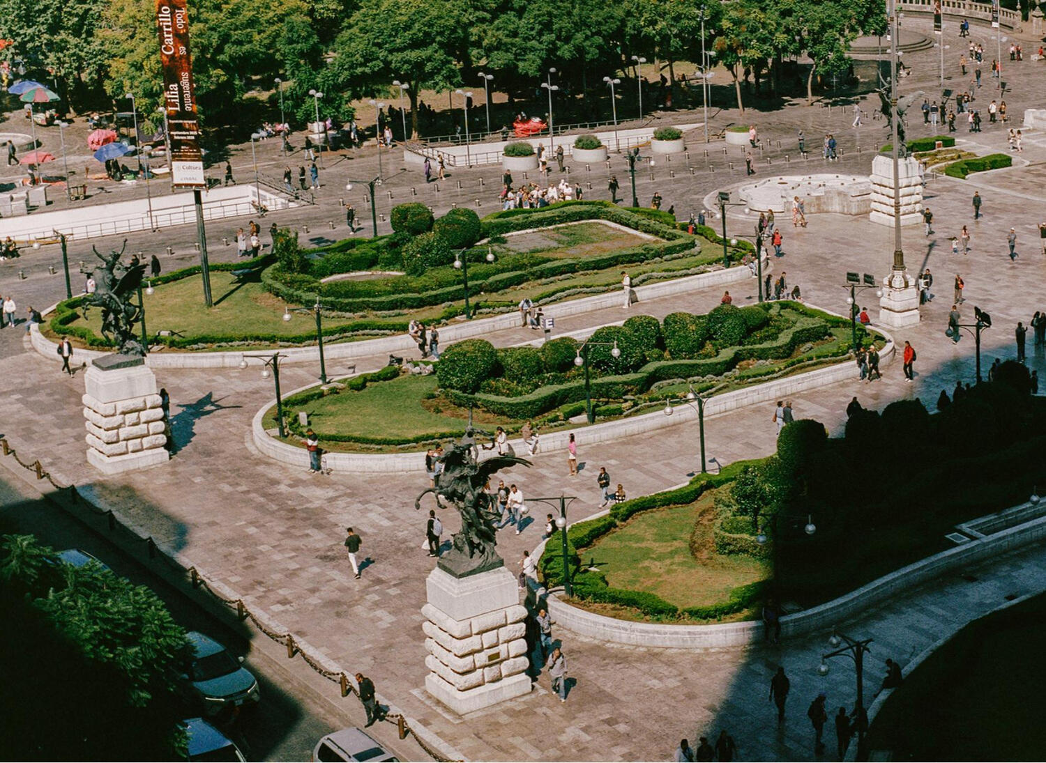 Scaling Brands Across Mexico Visual of Mexico City gardens representing regional media planning and national campaign reach.